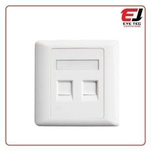 AMP Cat5 Double Faceplate