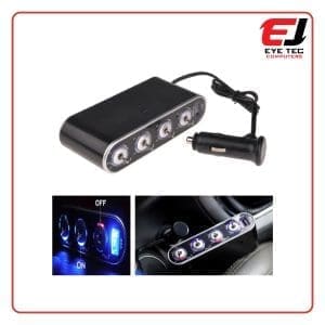 In Car USB & Four Socket With Switch WF-0307